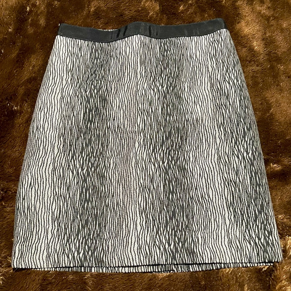 Ann Taylor Petite Grey and Black Skirt - Picture 3 of 12